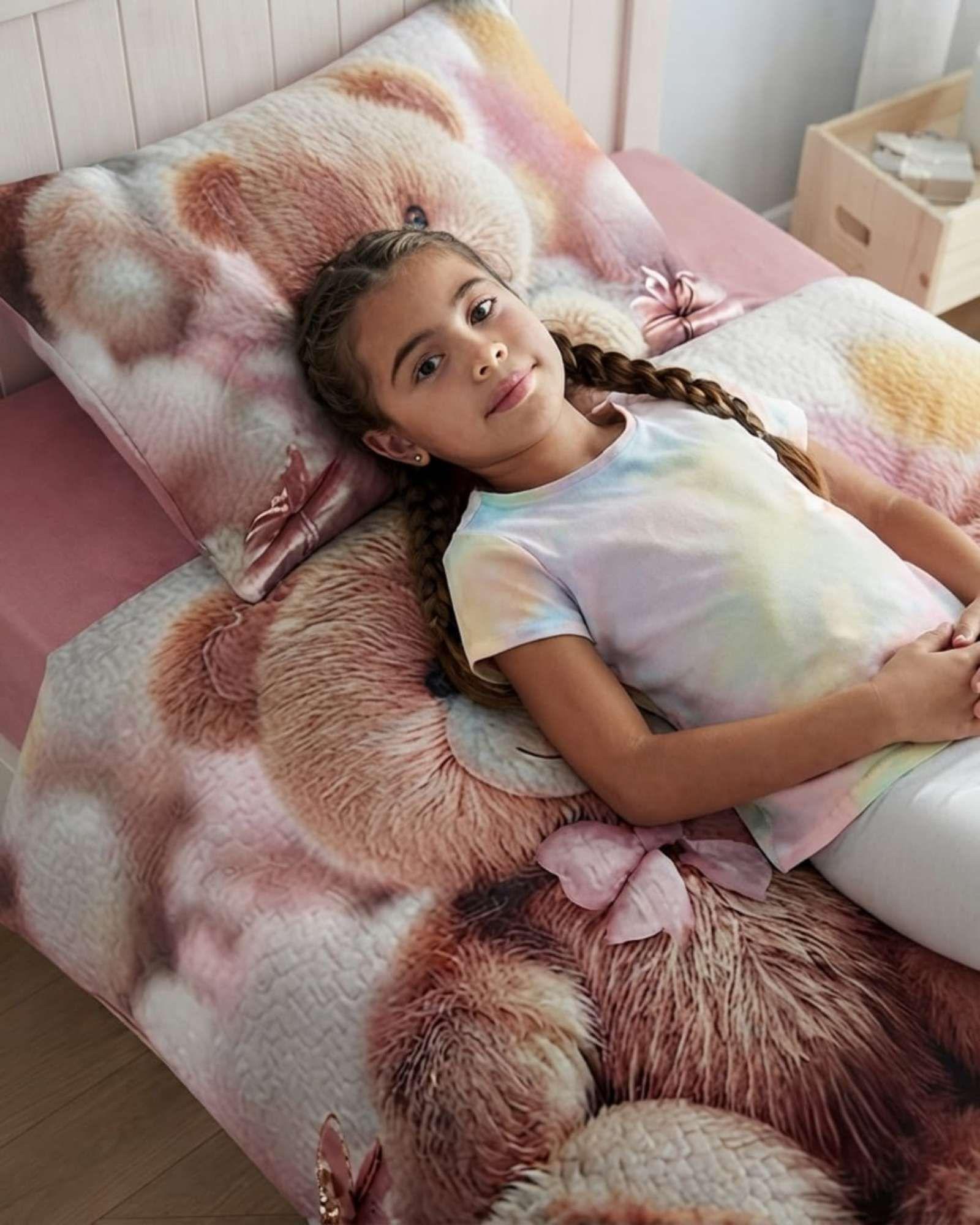 Cubrecama Quilt Infantil de Verano Plaza y Media TF 01-3