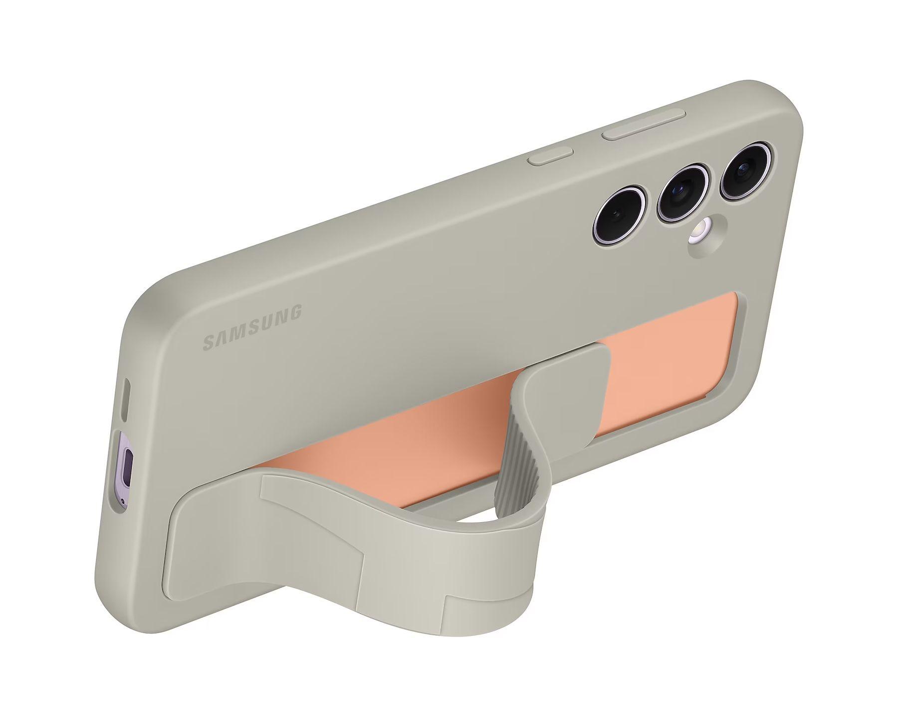 Funda de Silicona para Galaxy A55 5G Gris-3