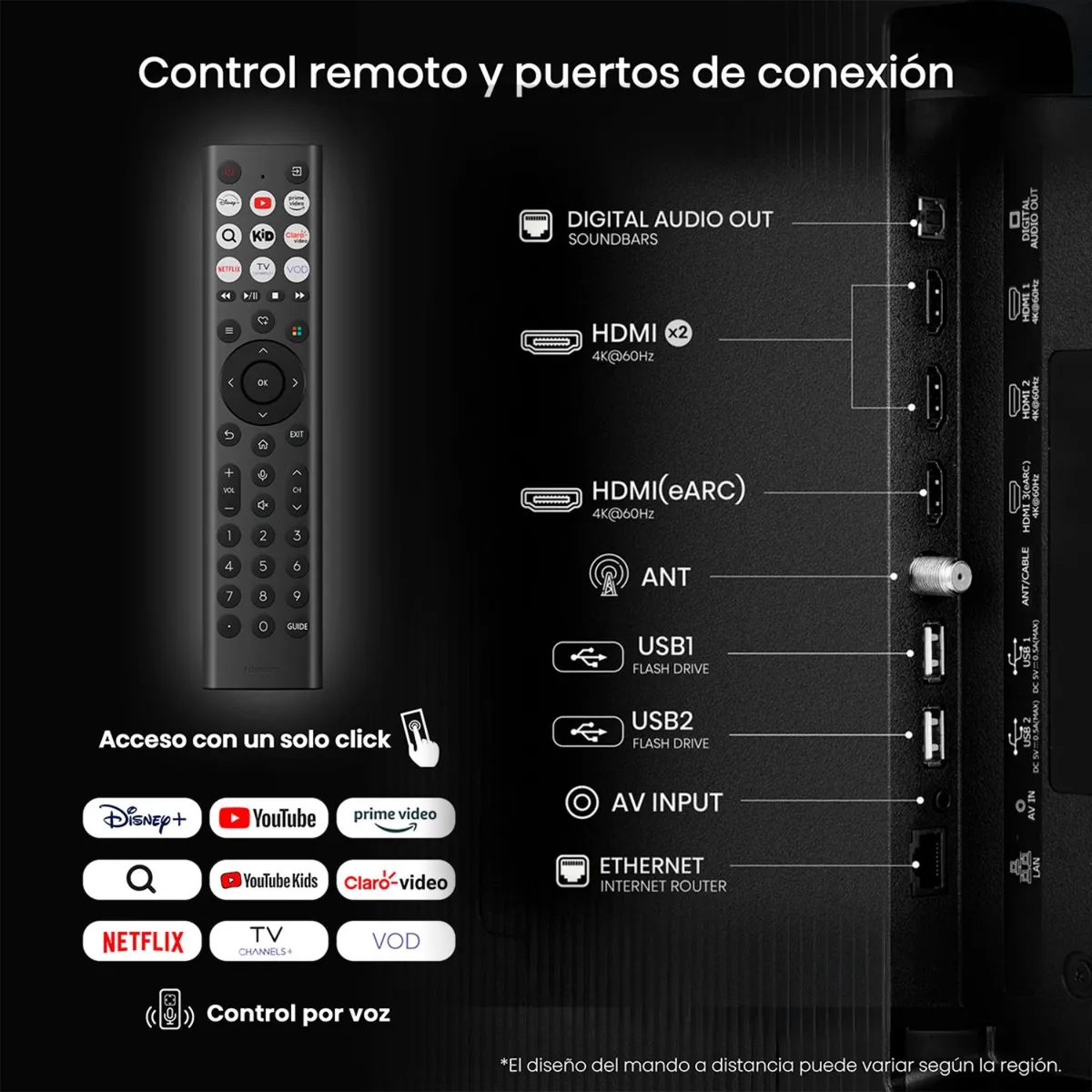 Televisor Hisense 70A6N 70" 4K UHD Smart Google TV-4