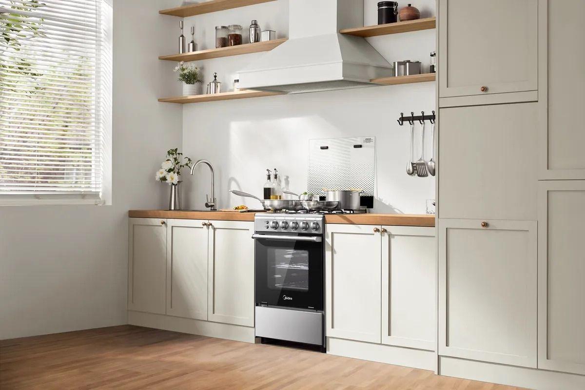 Cocina a Gas 4 Quemadores Silver - OpenBox-7