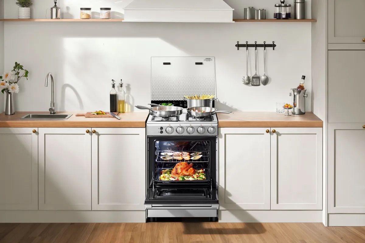 Cocina a Gas 4 Quemadores Silver - OpenBox-8