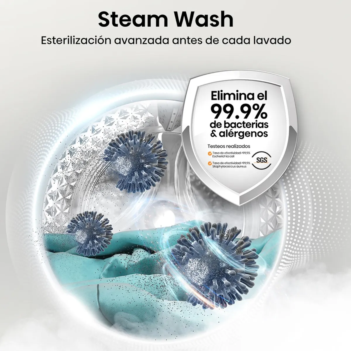 Lavadora-Secadora Hisense WD3Q 10 kg Blanco Carga Frontal-3