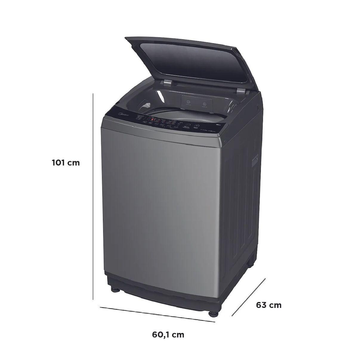 LAVADORA SUPERIOR GRIS 19 KILOS - OpenBox-2