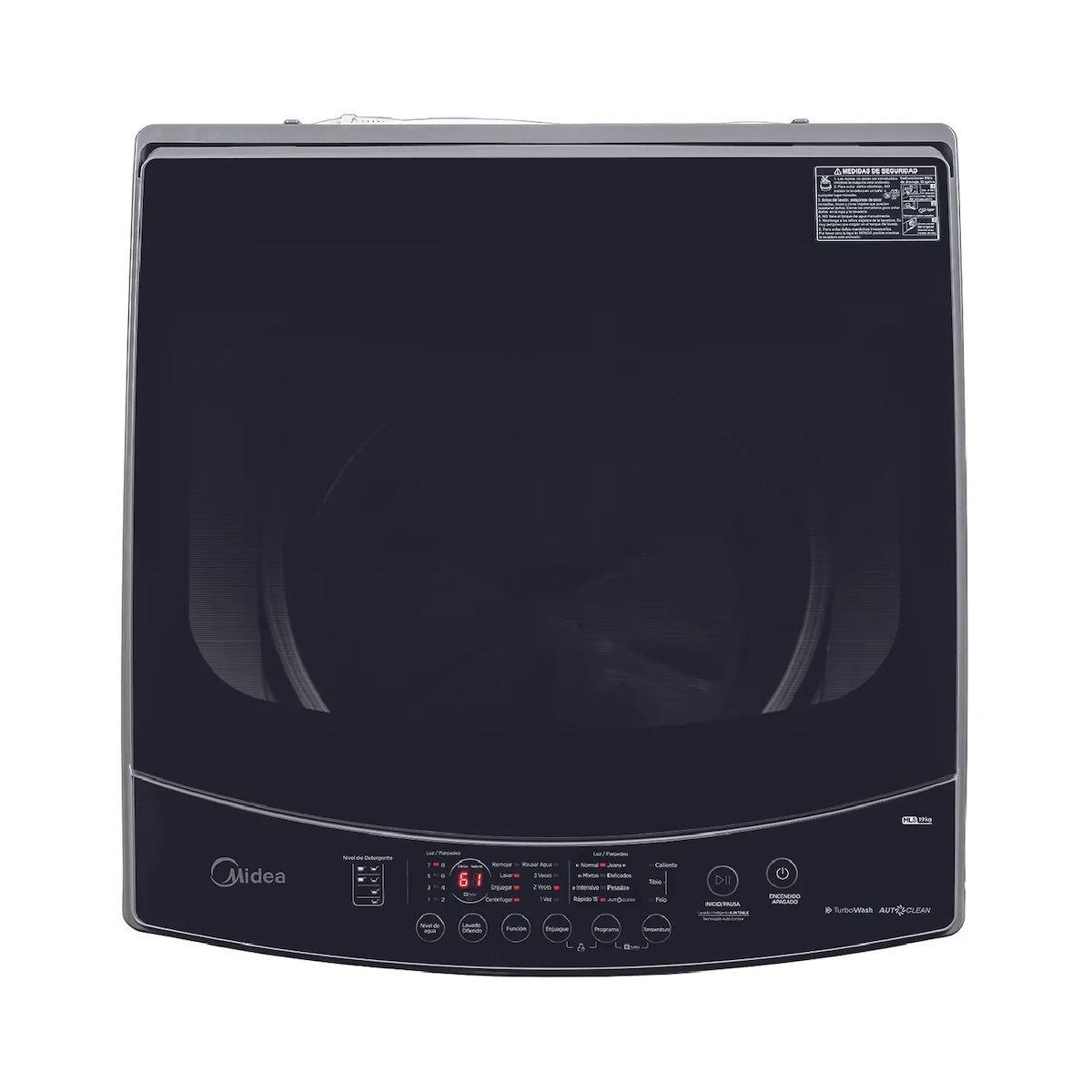 LAVADORA MIDEA CARGA SUPERIOR GRIS 19 KILOS-5