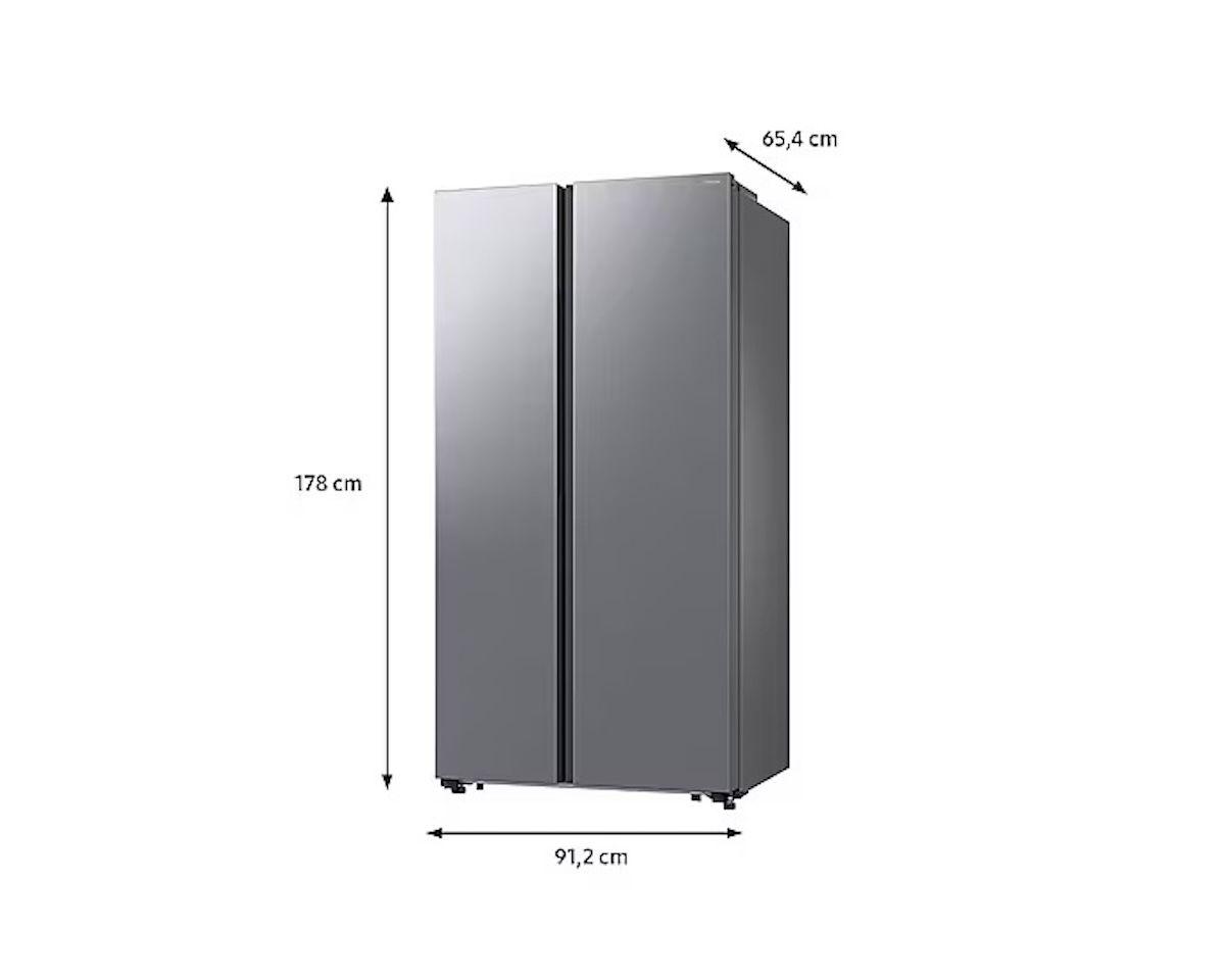 Refrigerador Side by Side 564L Gris Plateado Mate - OPENBOX-3