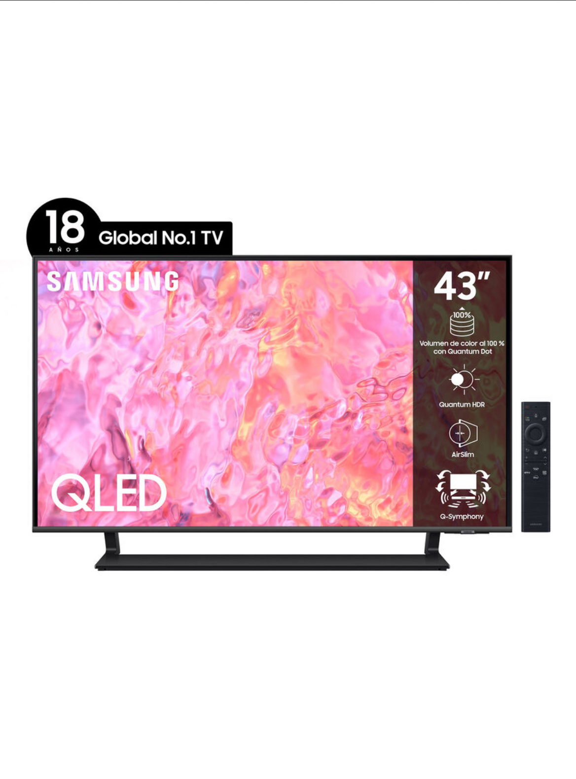 Smart TV Samsung QLED 43" 4K Q65C Series-2
