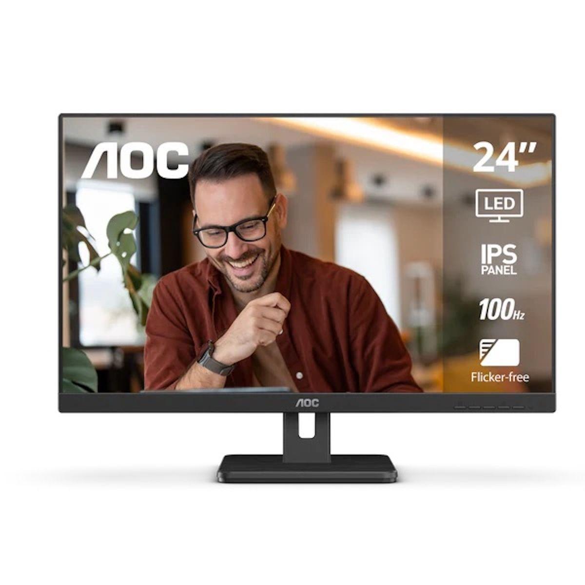 Monitor AOC 24E3H2 24" IPS Full HD 100Hz HDMI Frameless-0