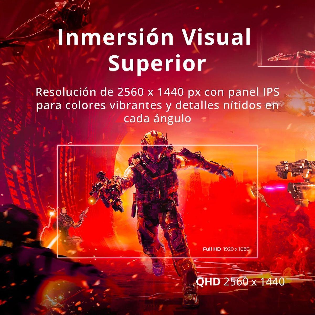 Monitor Gamer AOC AGON AG275QXE 27" QHD IPS 170Hz-1