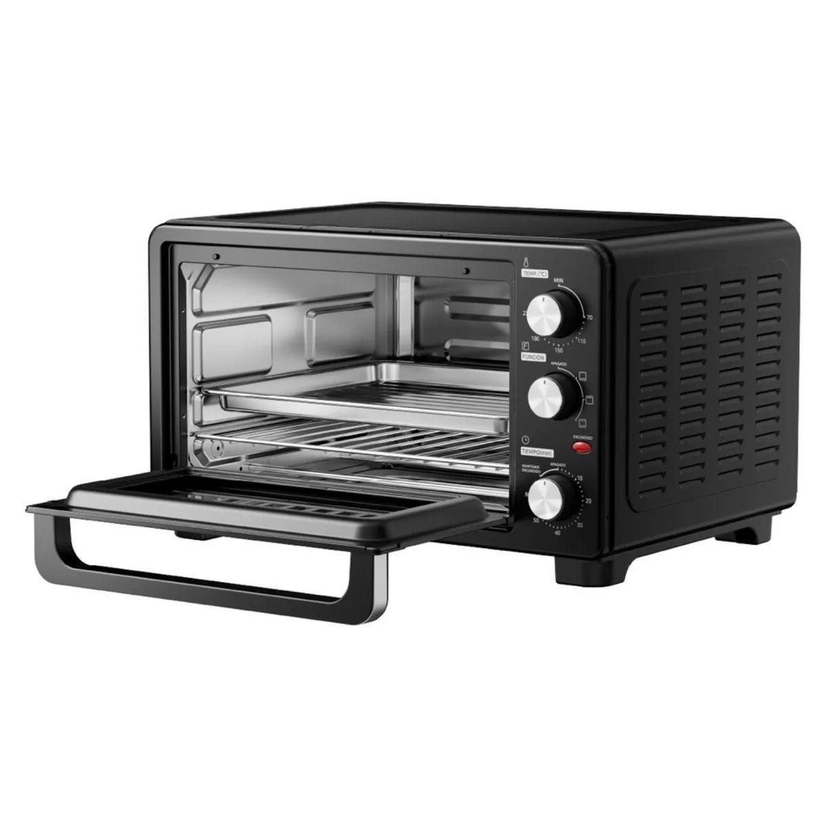 Horno Eléctrico Midea MTO-25GBK 25 Litros Negro 1500W-4