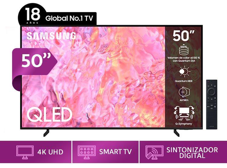 Smart TV Samsung  50" QLED 4K QN50Q60CAGXZS-1