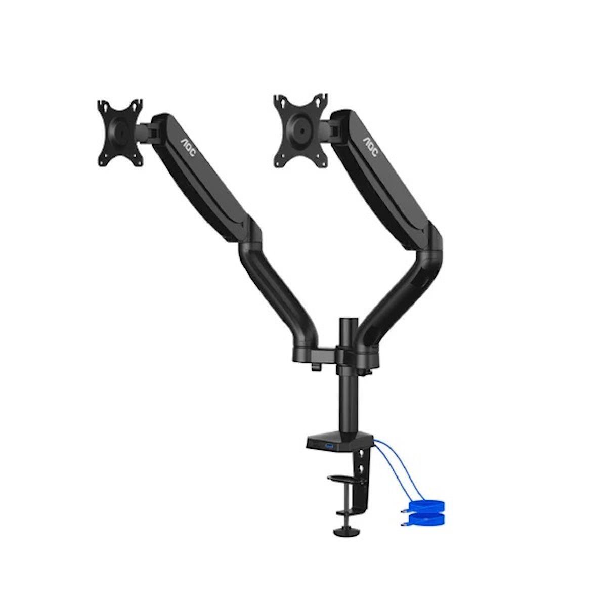 Soporte Doble AOC AD110DX para Monitores 13" a 32" con USB-0