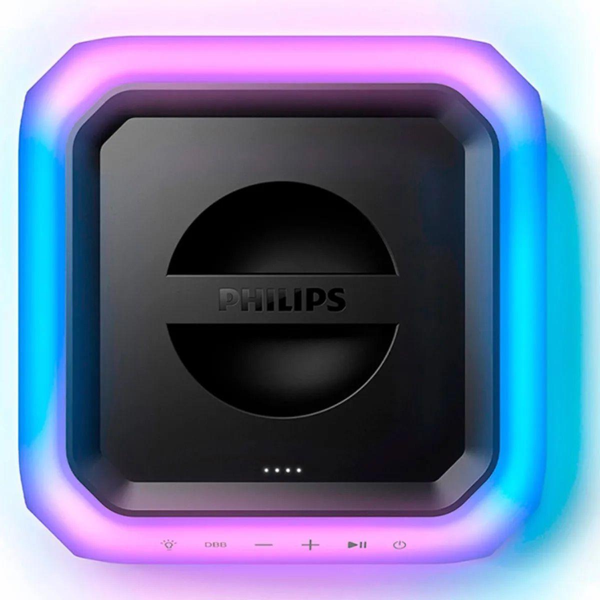 Parlante Philips TAX7207-10 Bluetooth 80W con Luces 360°-6