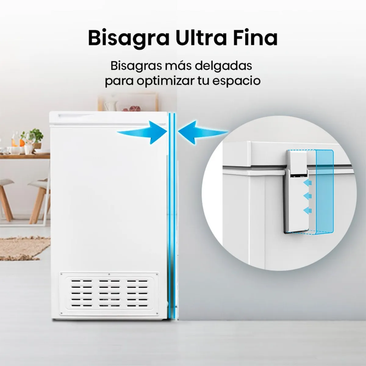 Freezer Horizontal Hisense FT125D4AW1 95 L Blanco-5