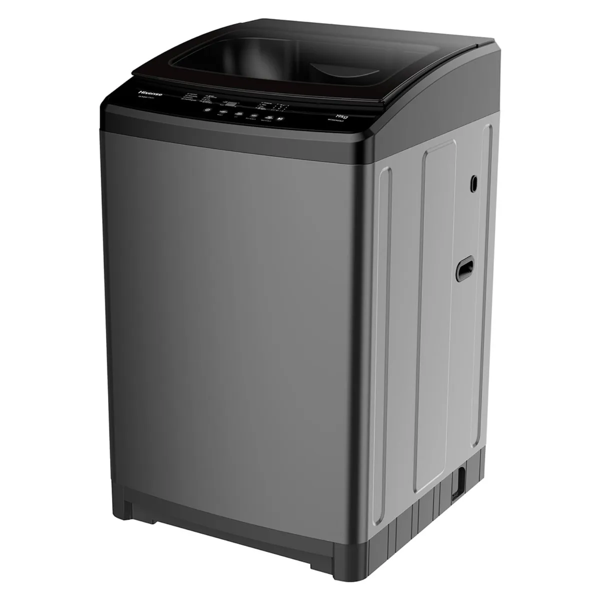 Lavadora Hisense WT3W1923UT 19 kg gris Carga Superior-4