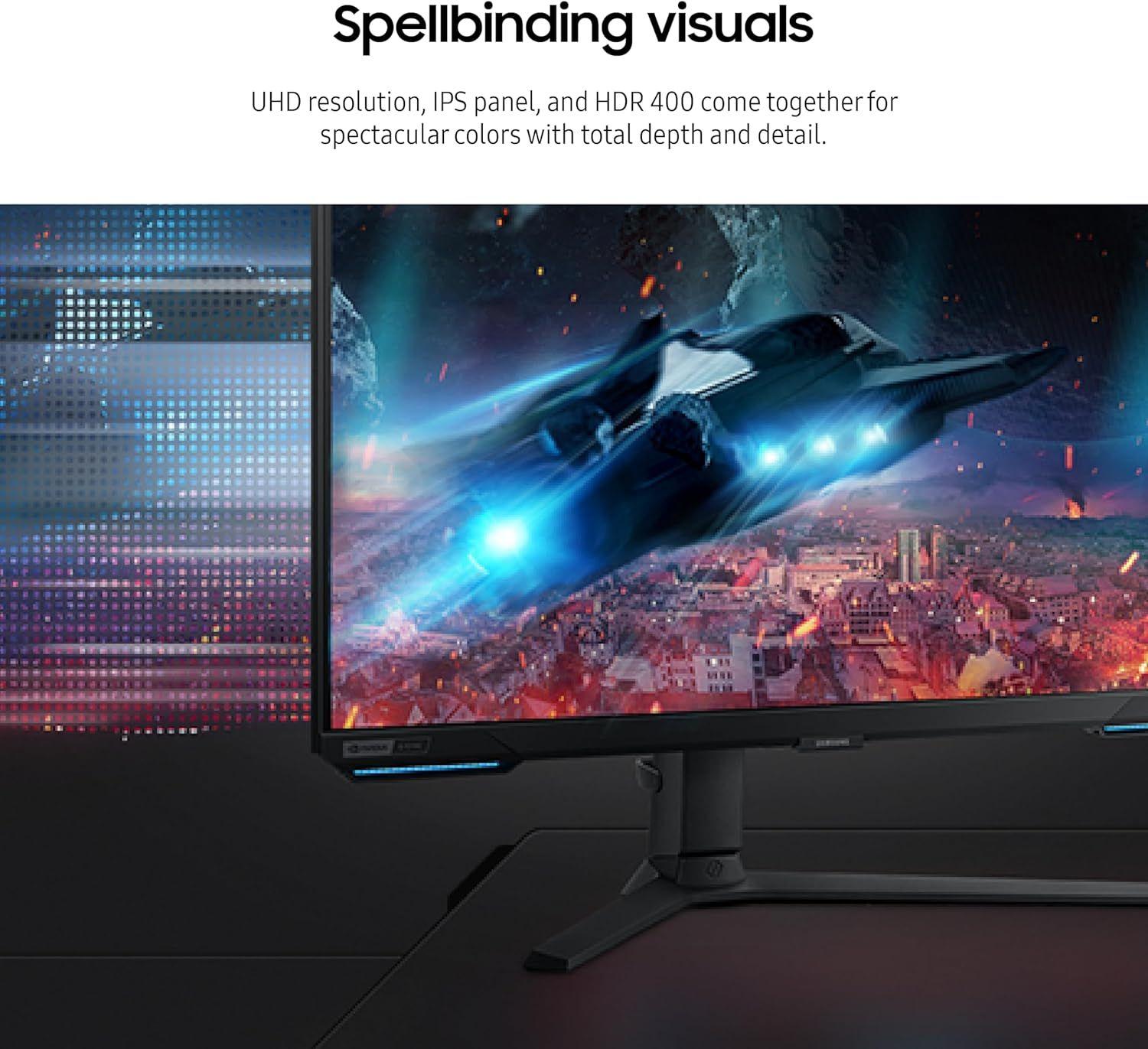 Monitor Gamer Samsung Odyssey G70B 28" UHD 144Hz-7