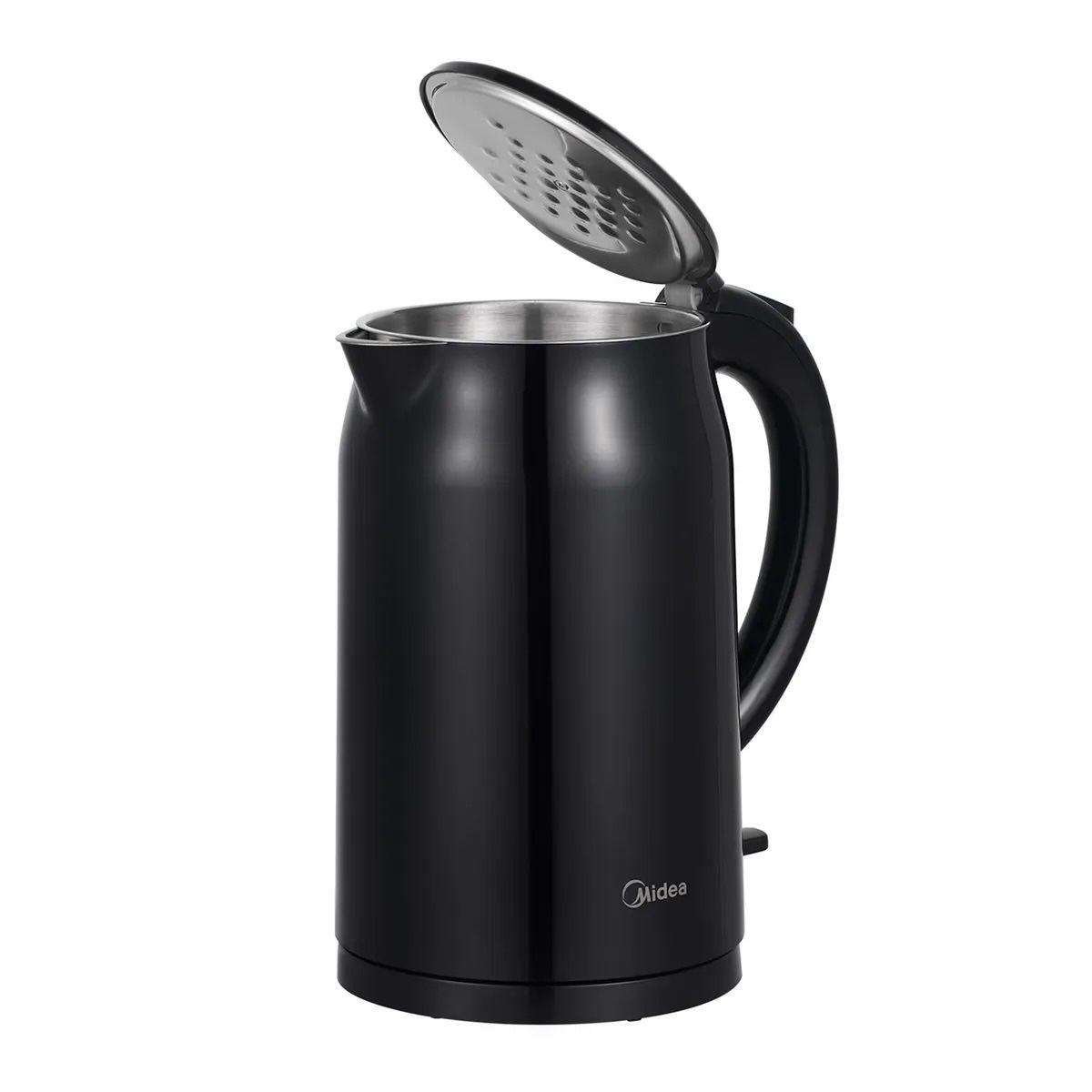 Hervidor Midea MK-17PBK Negro 1,7 Litros Doble Pared-2