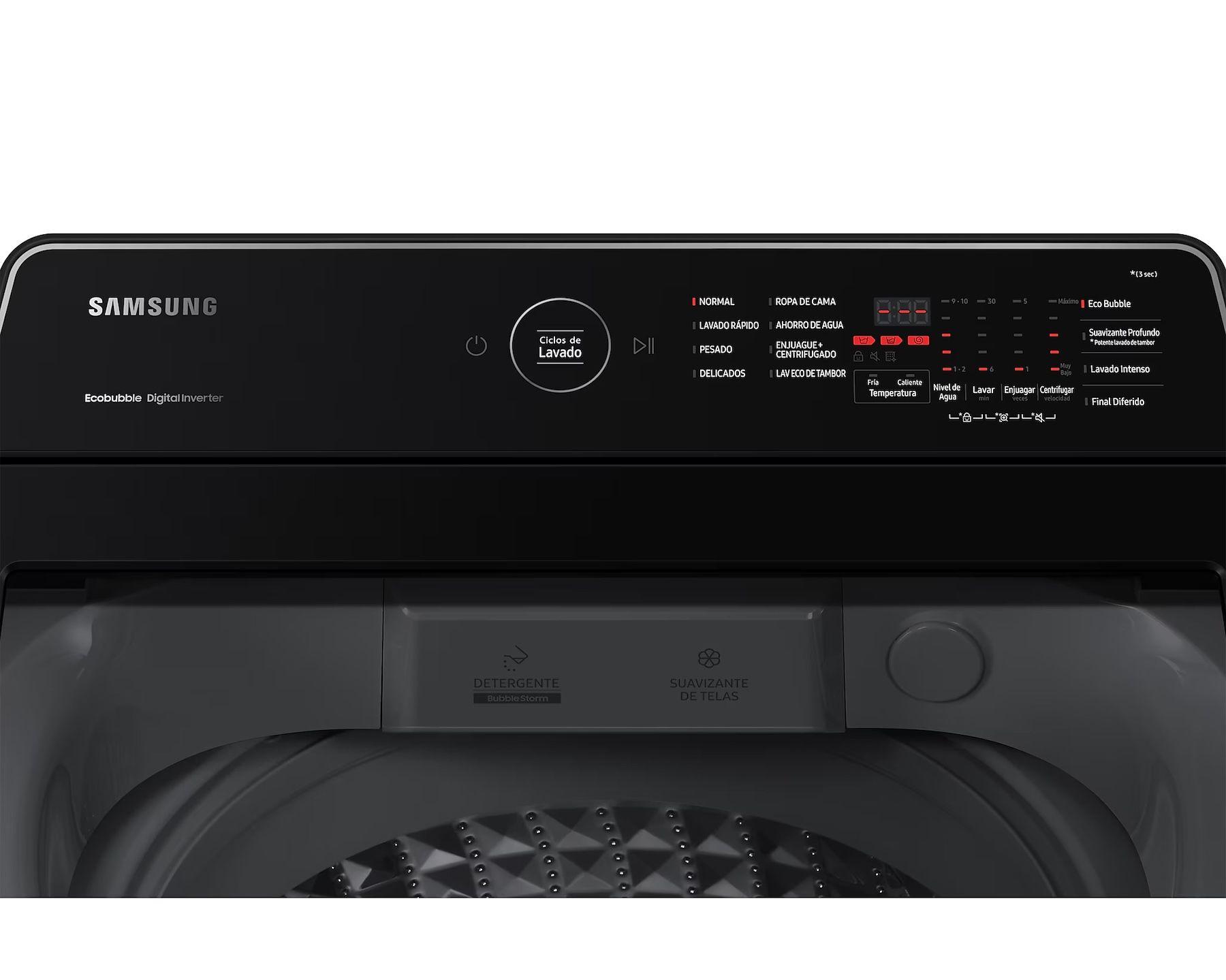 Lavadora automática Samsung 15 kg WA15CG5441BWZS-5