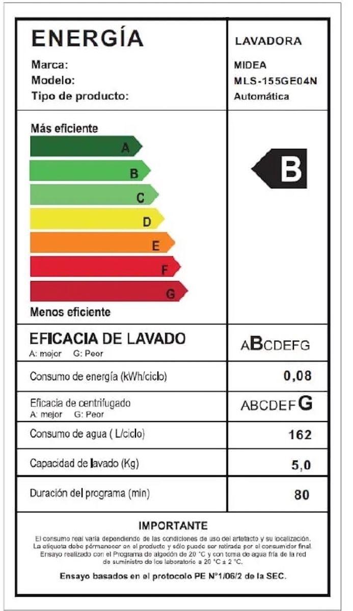 Lavadora Carga Superior 15.5 KG Midea-7