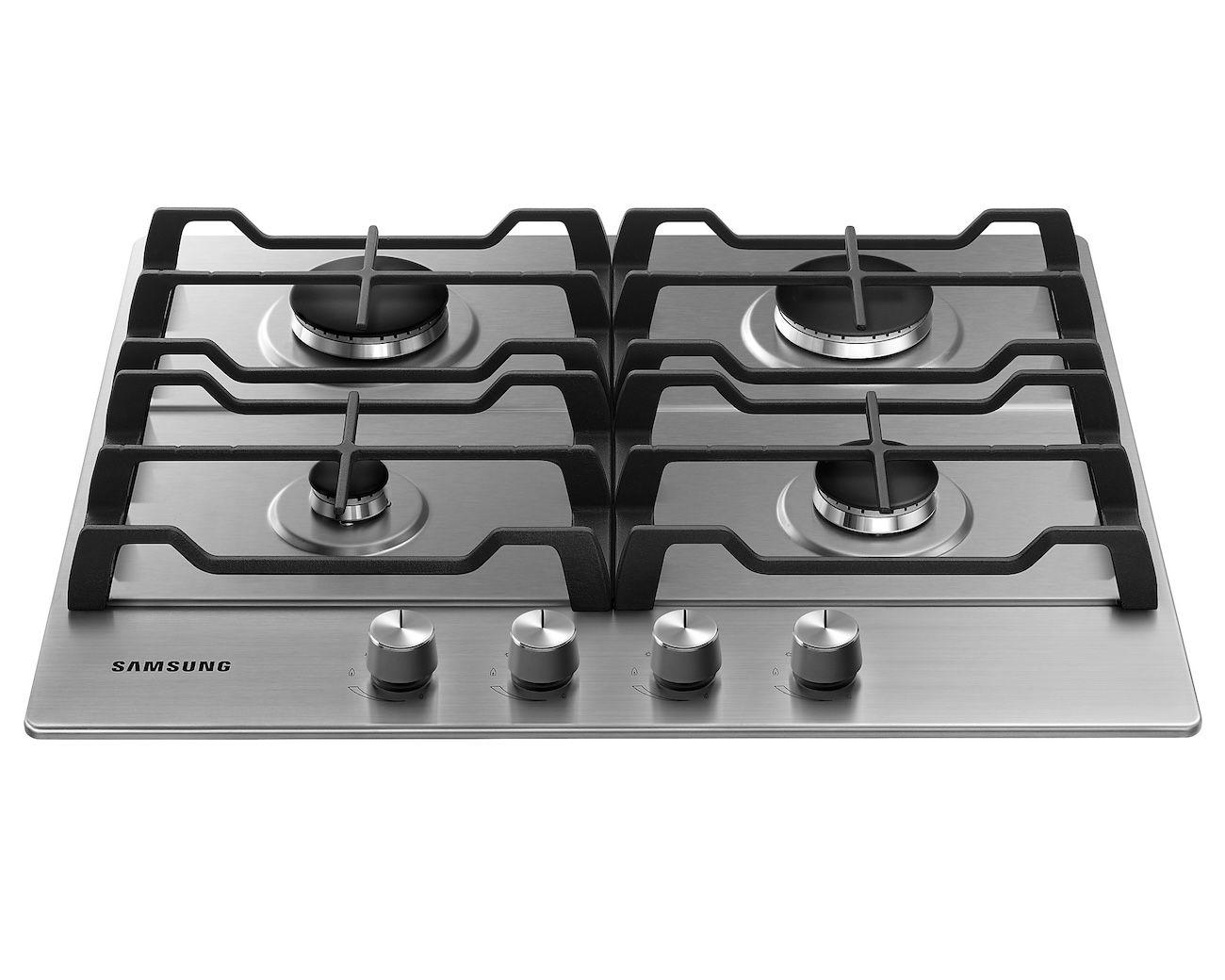 Encimera a Gas Samsung 4 quemadores Silver-2