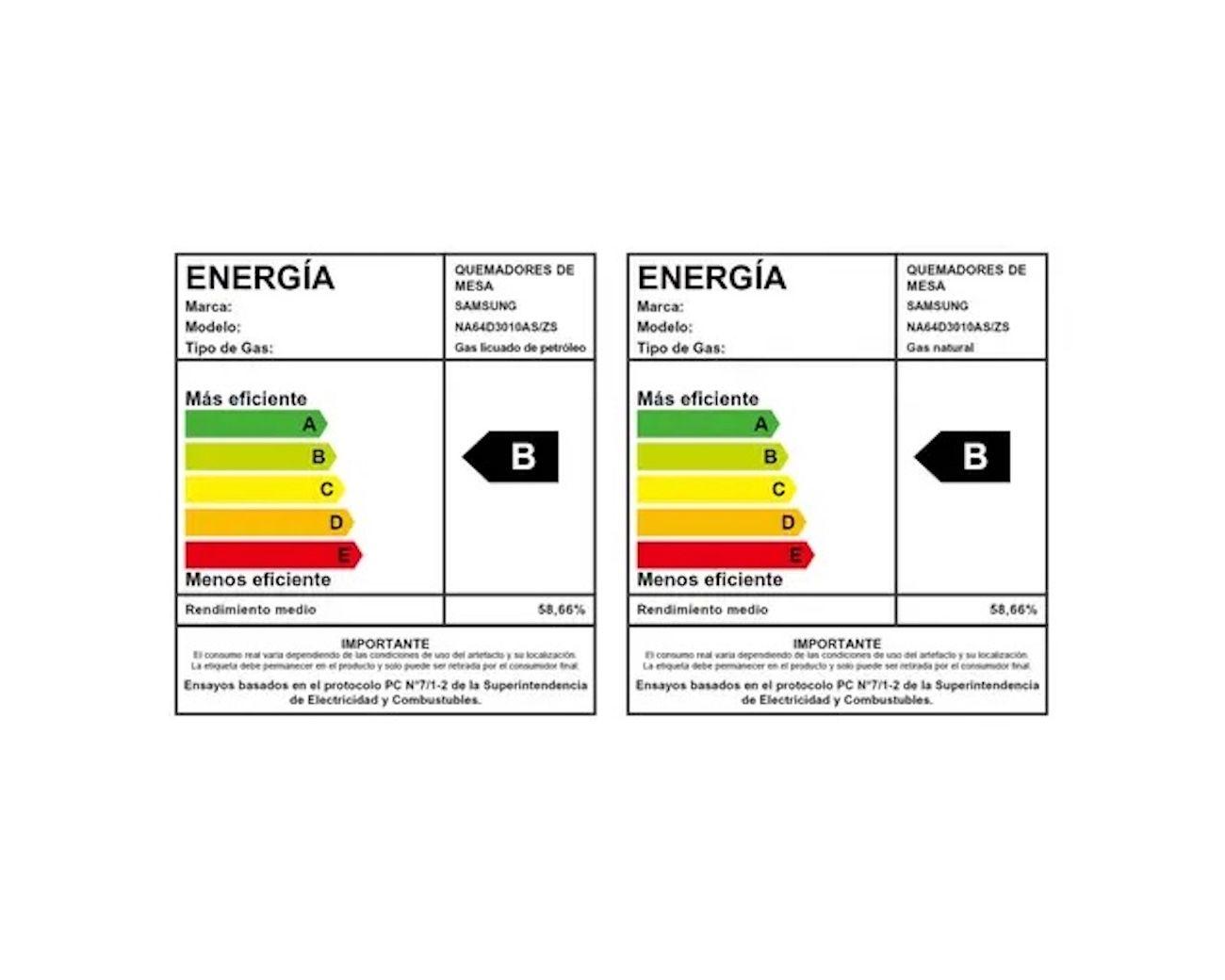 Encimera a Gas Samsung 4 quemadores Silver-5