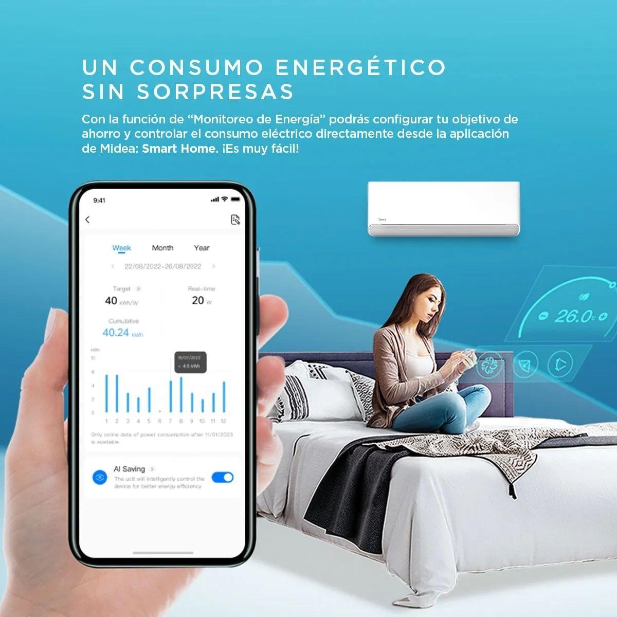 Aire Acondicionado Midea MOX103 Breezeless 12.000 BTU-2