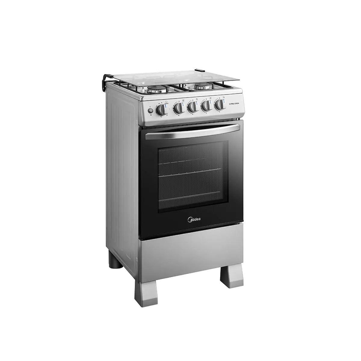 Cocina a Gas Midea MFO-MG20TCSSL – 4 Quemadores, 62 Litros-1