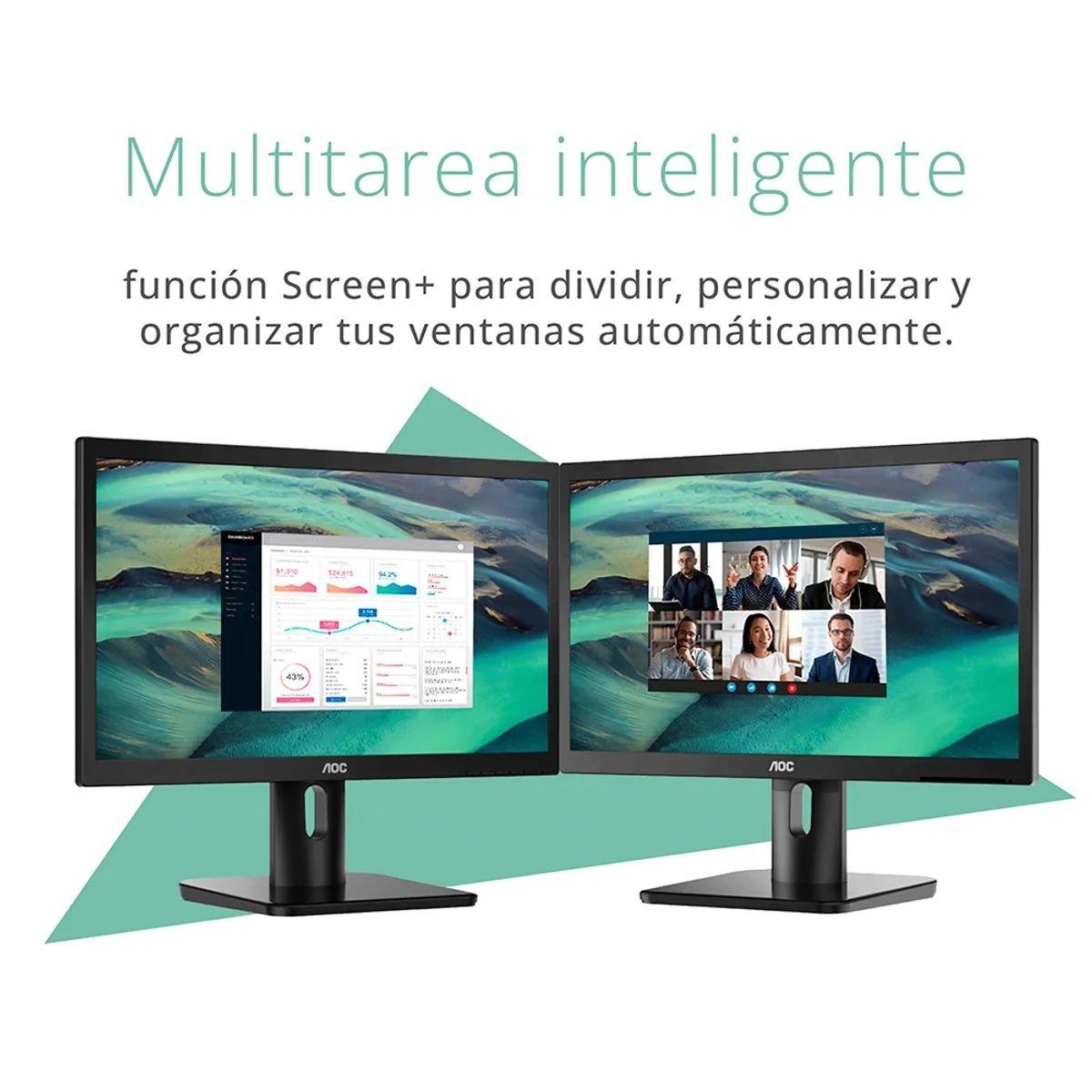 Monitor AOC 20E1H 19.5" HD+ HDMI VGA 5ms-5