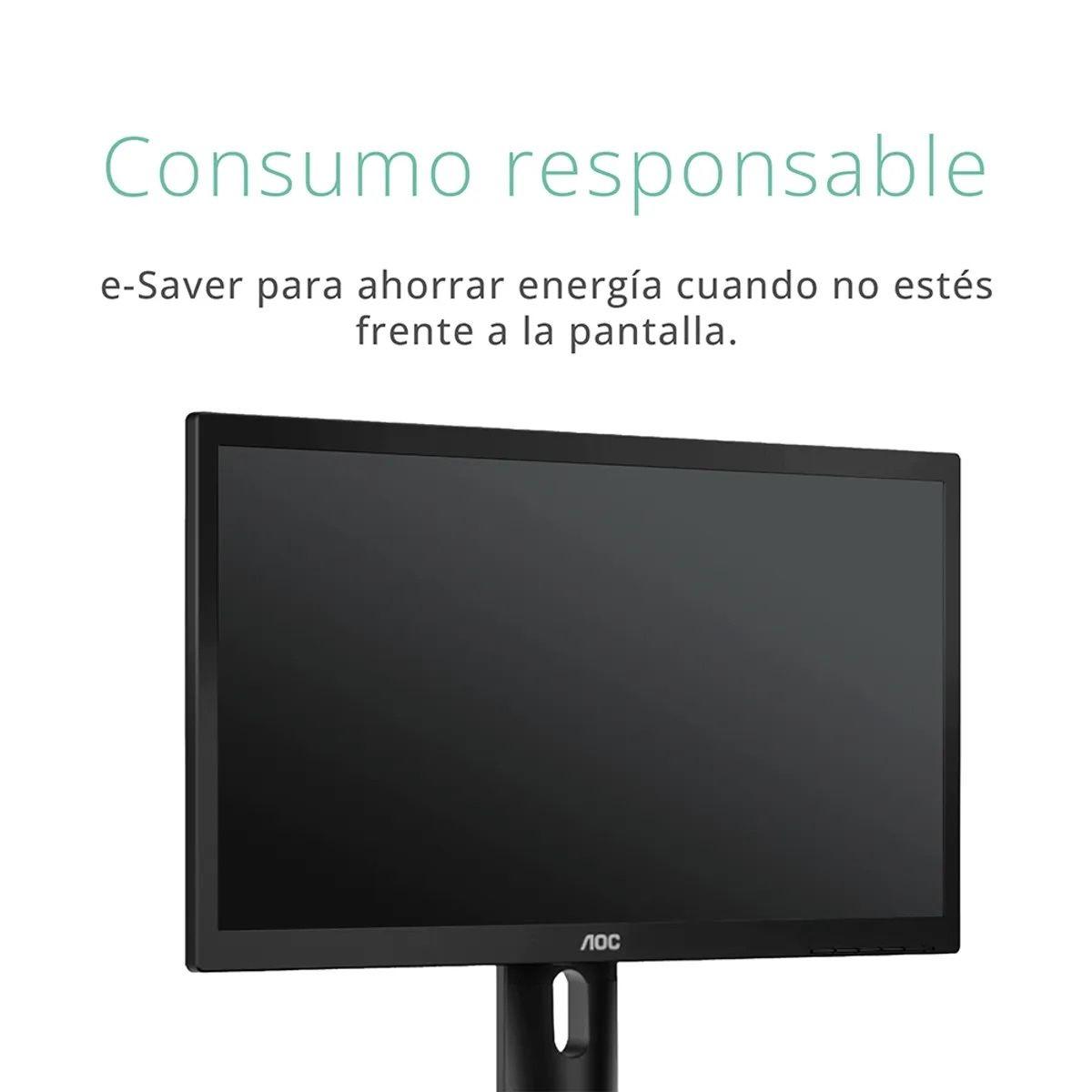 Monitor AOC 20E1H 19.5" HD+ HDMI VGA 5ms-6