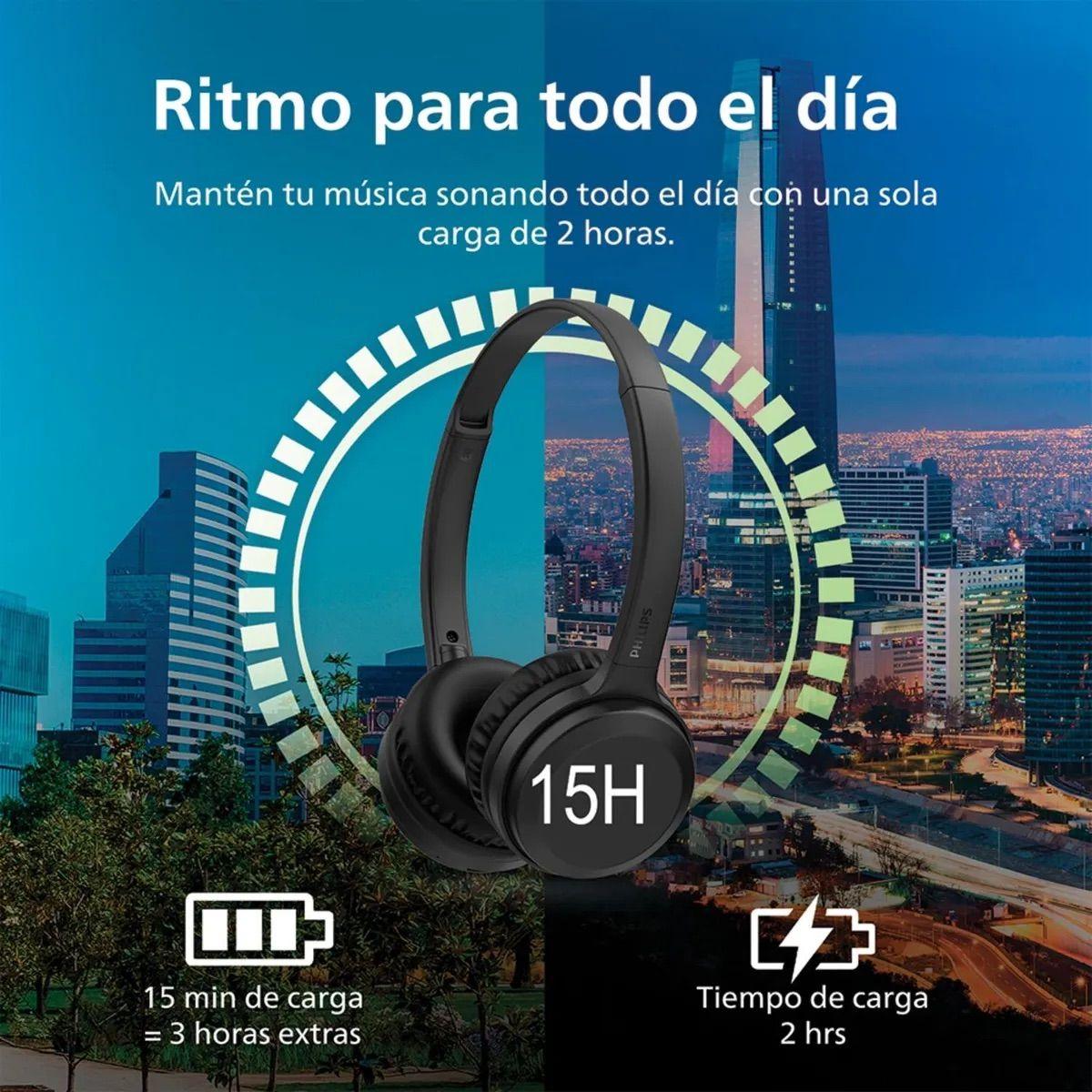 Audífonos Philips TAH1108BK-00 Bluetooth 5.2-2