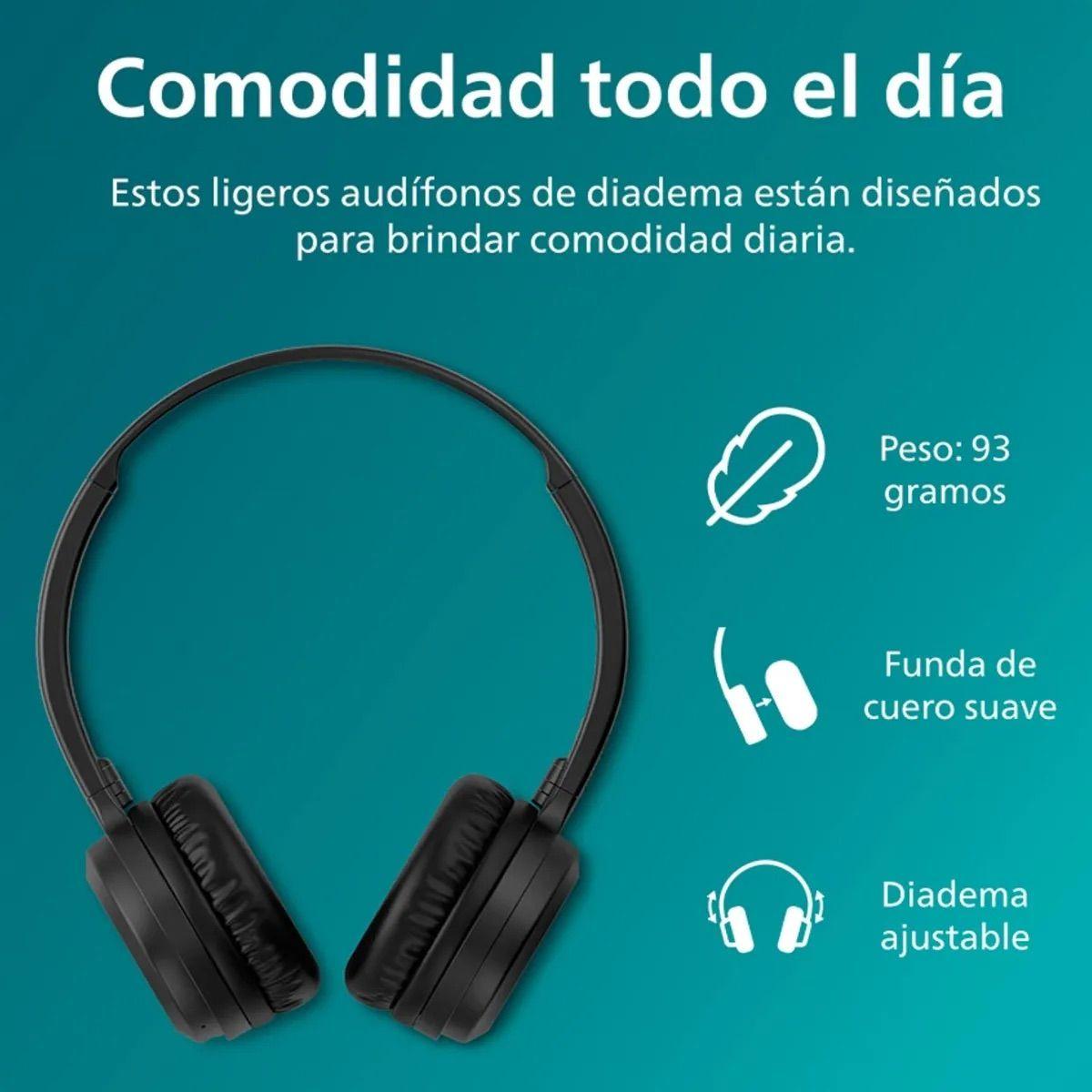 Audífonos Philips TAH1108BK-00 Bluetooth 5.2-3