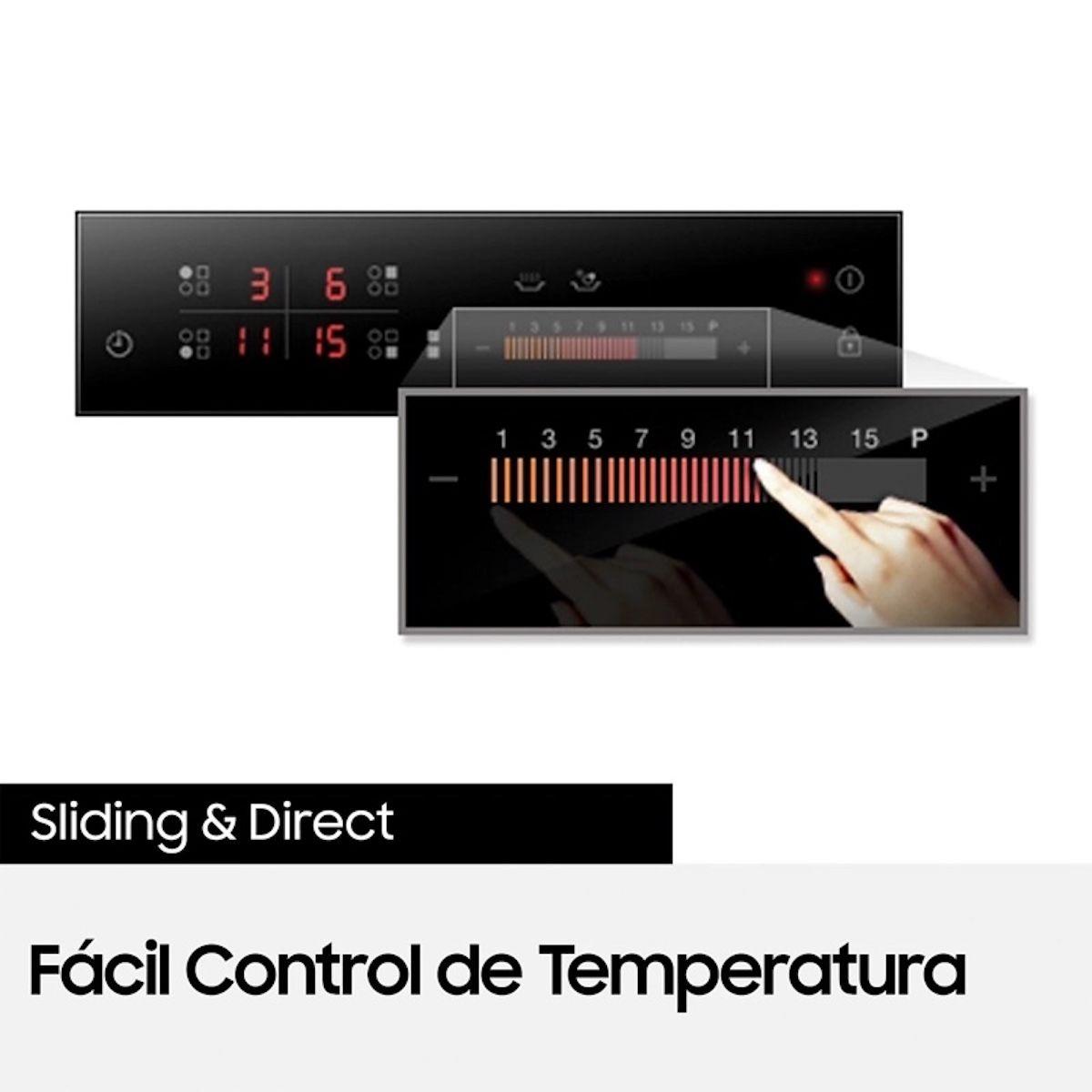 Encimera Samsung Vitrocerámica 4 Quemadores CTR264KC01-4