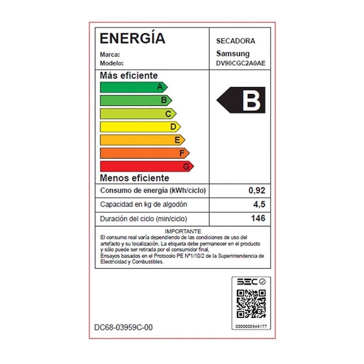 Secadora 9kg Bomba de Calor con SmartThings-4