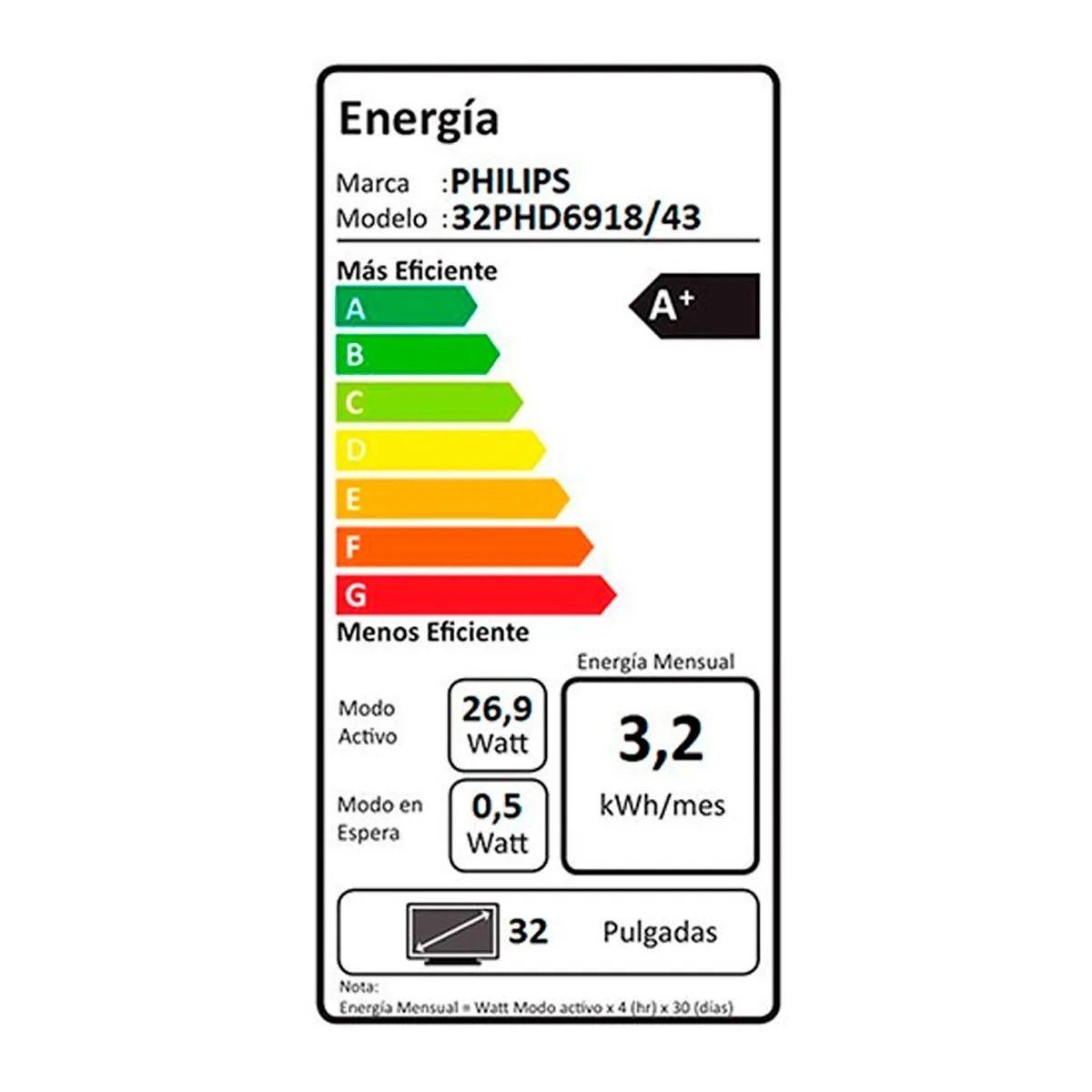 Smart Tv Philips Led Hd 32" 32phd6918-43-6