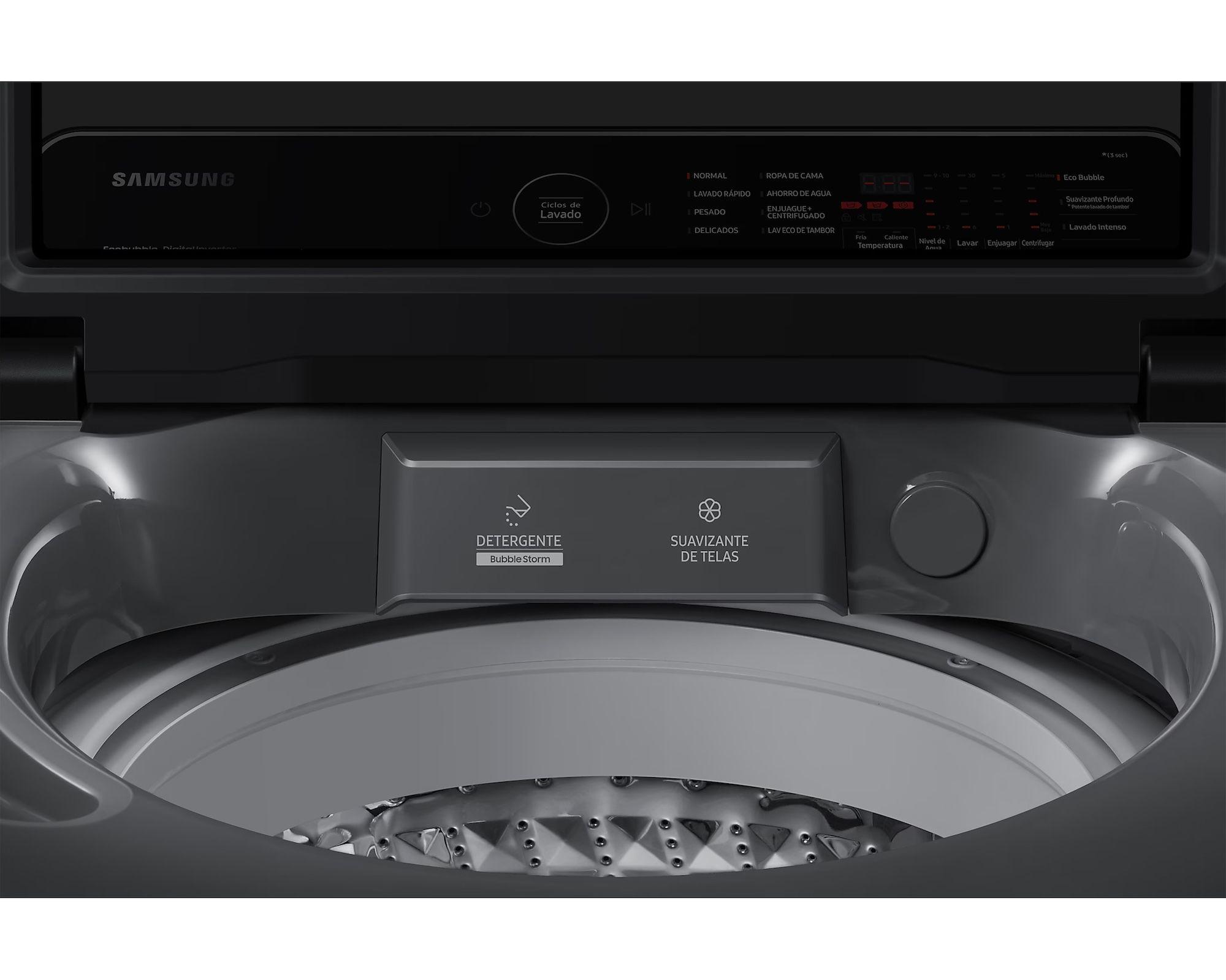 Lavadora Samsung carga superior 13Kg Eco Bubble WA13CG-5