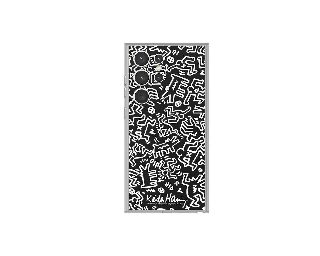 Tarjeta Flipsuit Samsung Galaxy S24 Ultra Keith Haring Negro-1