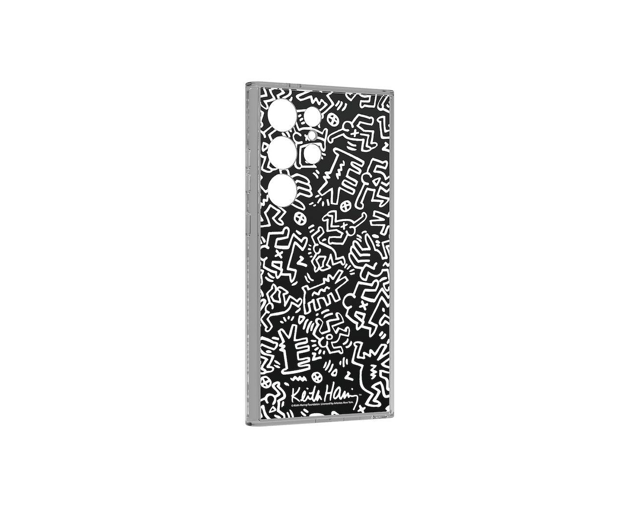 Tarjeta Flipsuit Samsung Galaxy S24 Ultra Keith Haring Negro-2