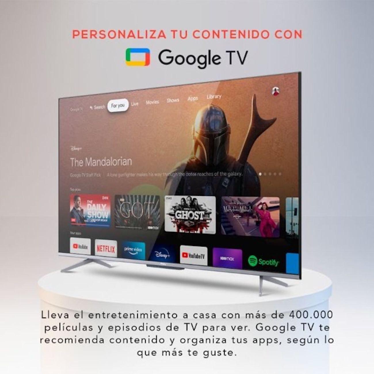Smart TV TCL 55P725 55” 4K UHD Google TV Dolby Vision-2