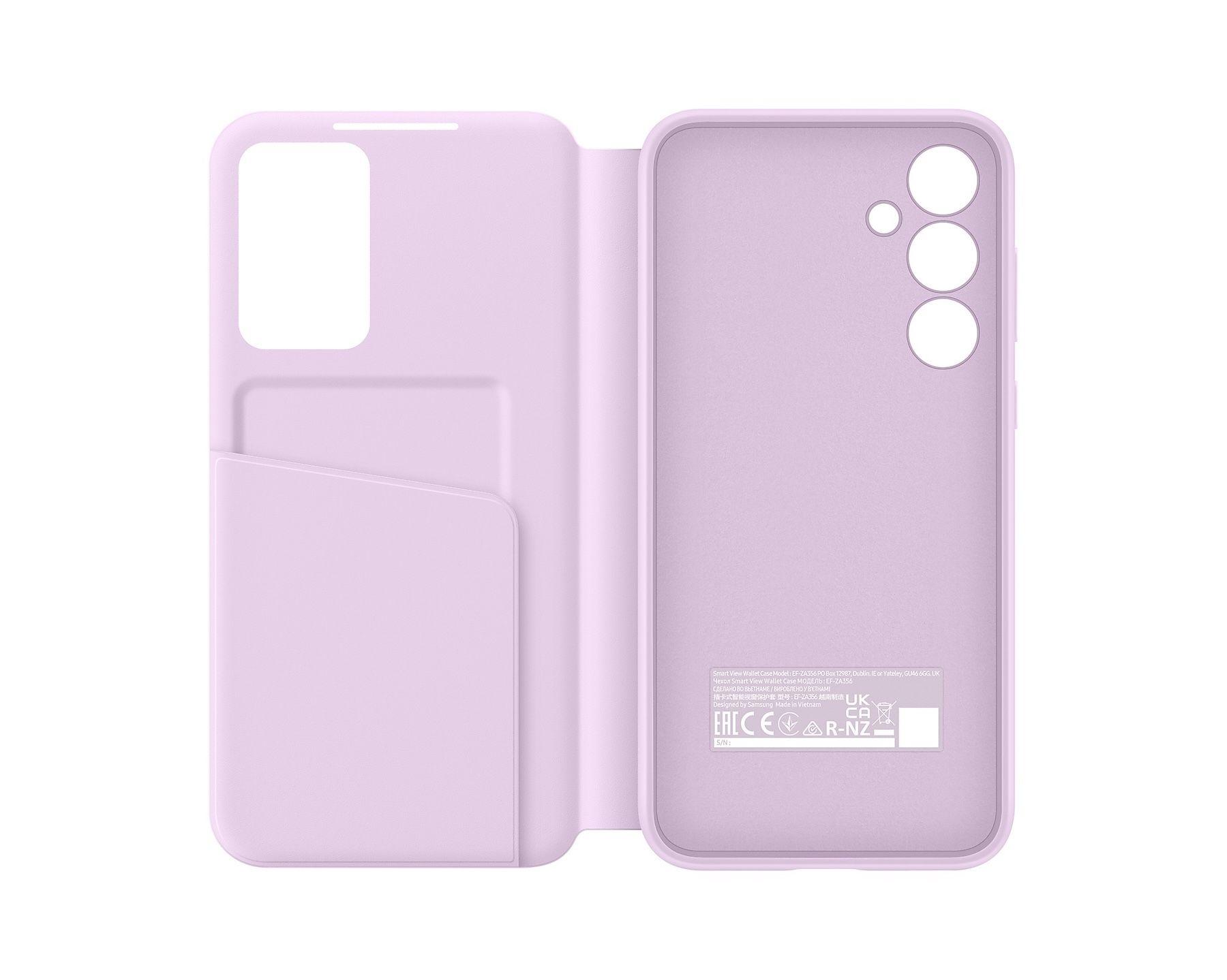 Funda Smart View Wallet para Galaxy A35 5G Lavanda-4