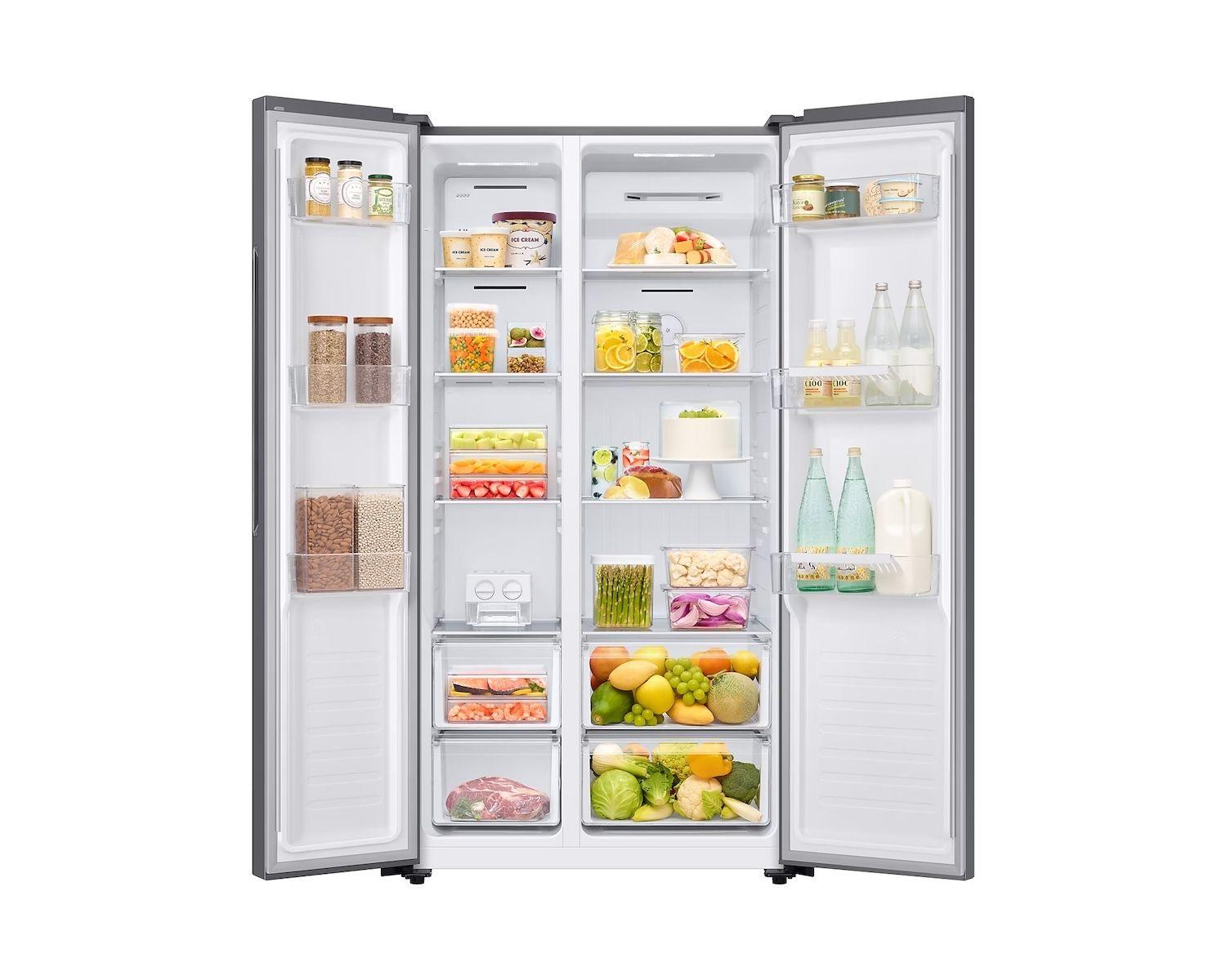 Refrigerador Samsung Side By Side 490 lts Silver-4