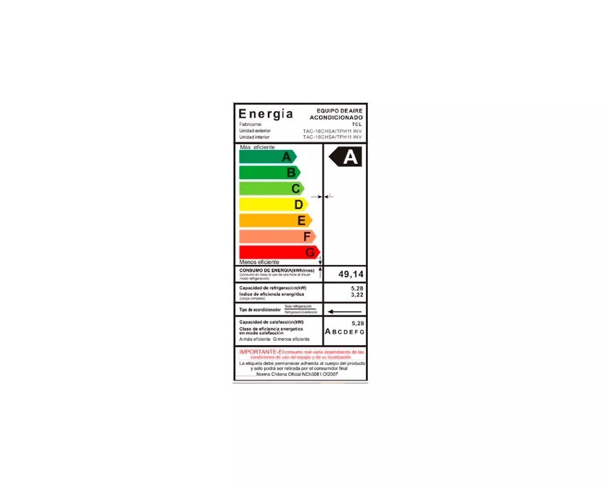 Aire Acondicionado Inverter TCL TAC-18CHSA 18.000 BTU Wi-Fi-4