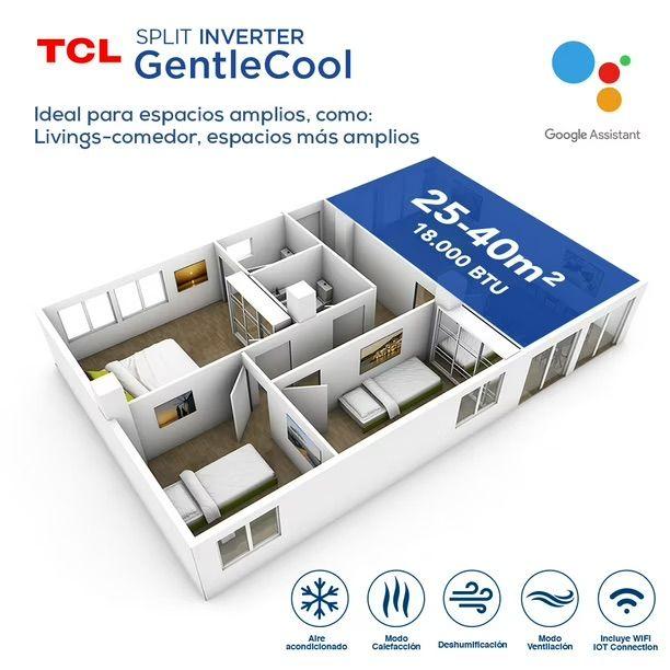 Aire Acondicionado TCL 18000 BTU Inverter Frío Calor Split-4