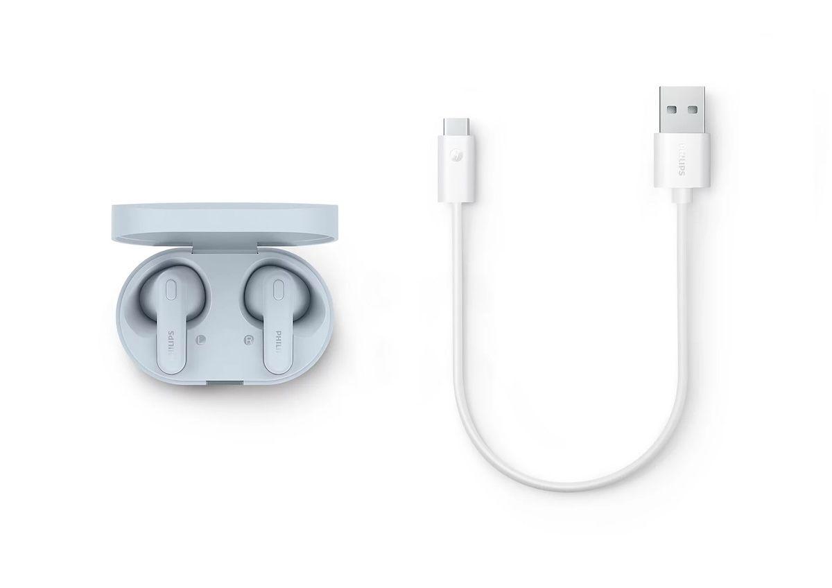 Audífonos Philips TAT1138WT True Wireless Bluetooth Azul-5