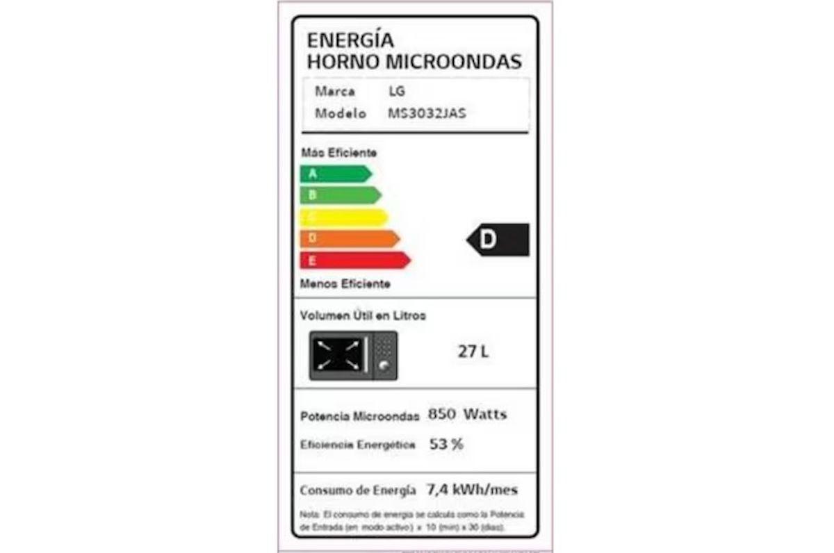 Microondas LG MS3032JAS 30L NeoChef EasyClean 900W Negro-5