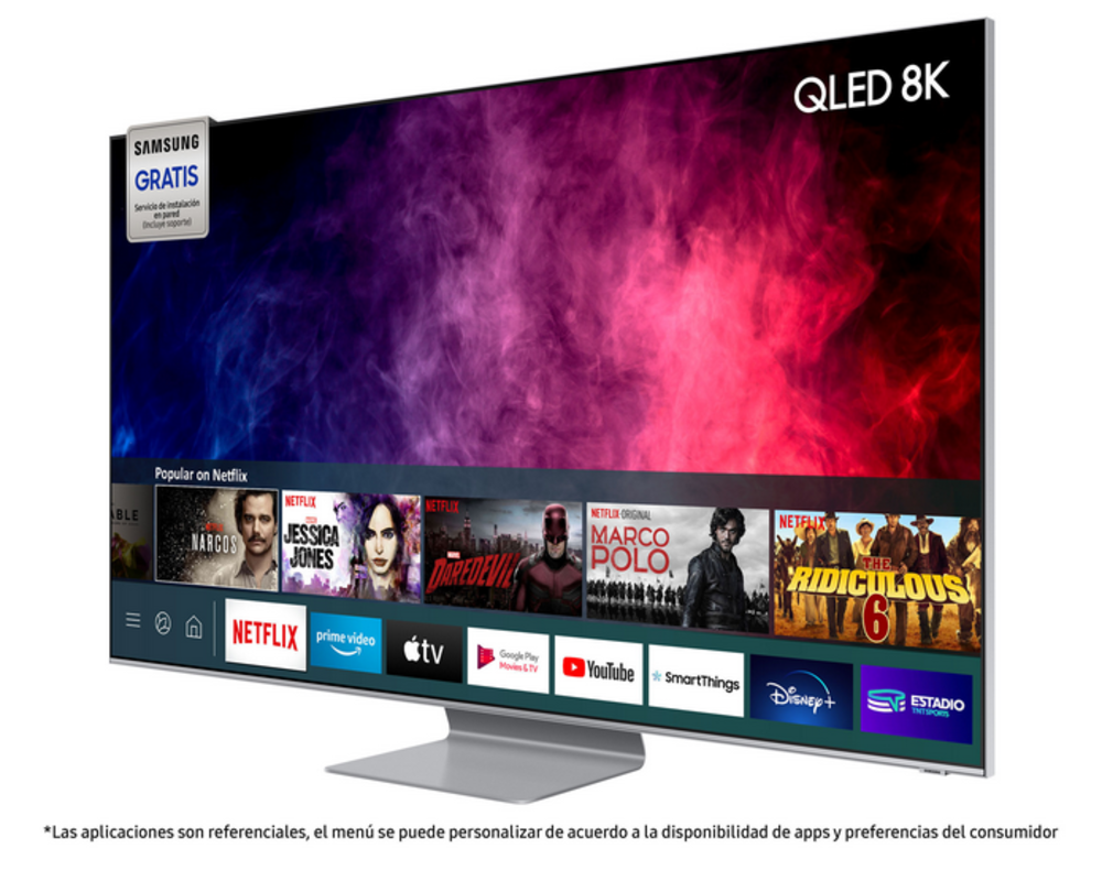 Smart TV Samsung QLED 82" Q800T Series-1