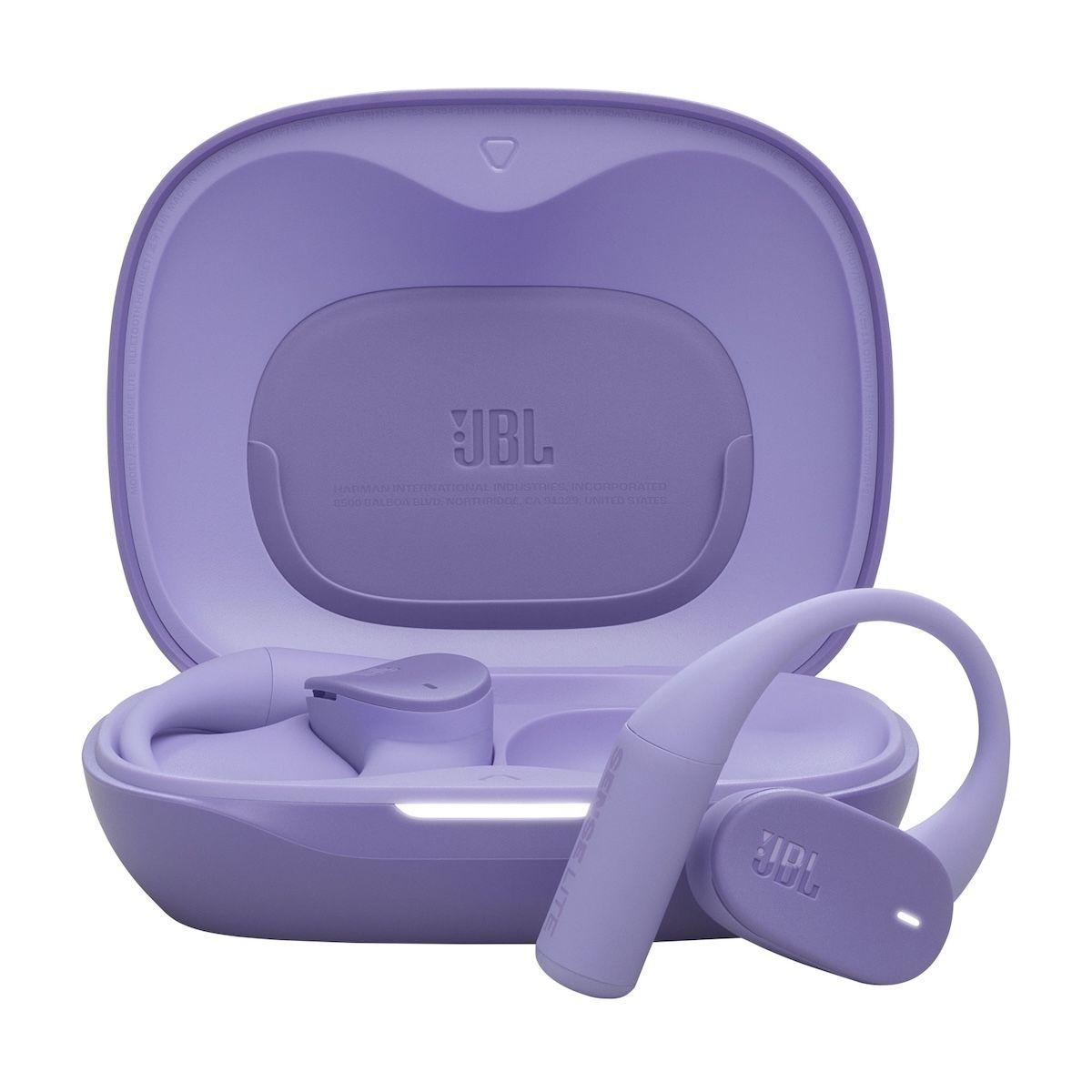 Audifonos Bluetooth Jbl Tws Sense Lite Open Ear Violeta-0
