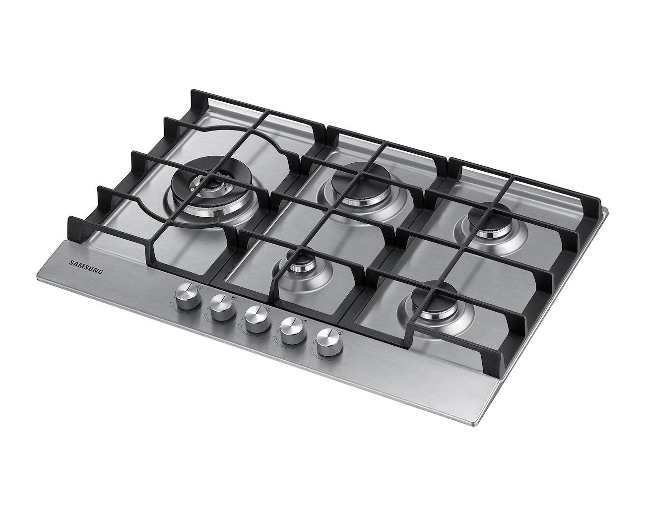 Encimera a Gas Samsung 5 quemadores Silver-1