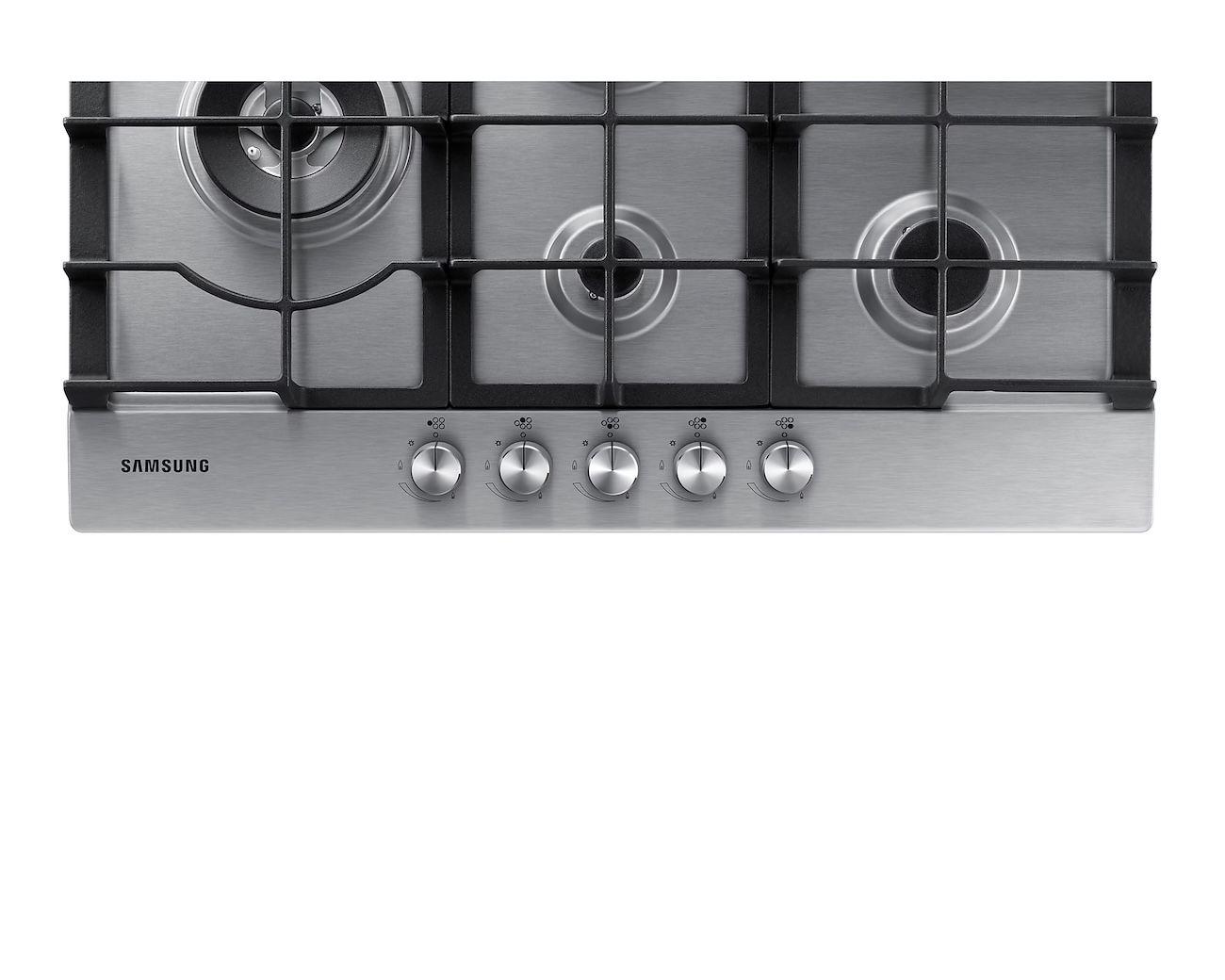 Encimera a Gas Samsung 5 quemadores Silver-3