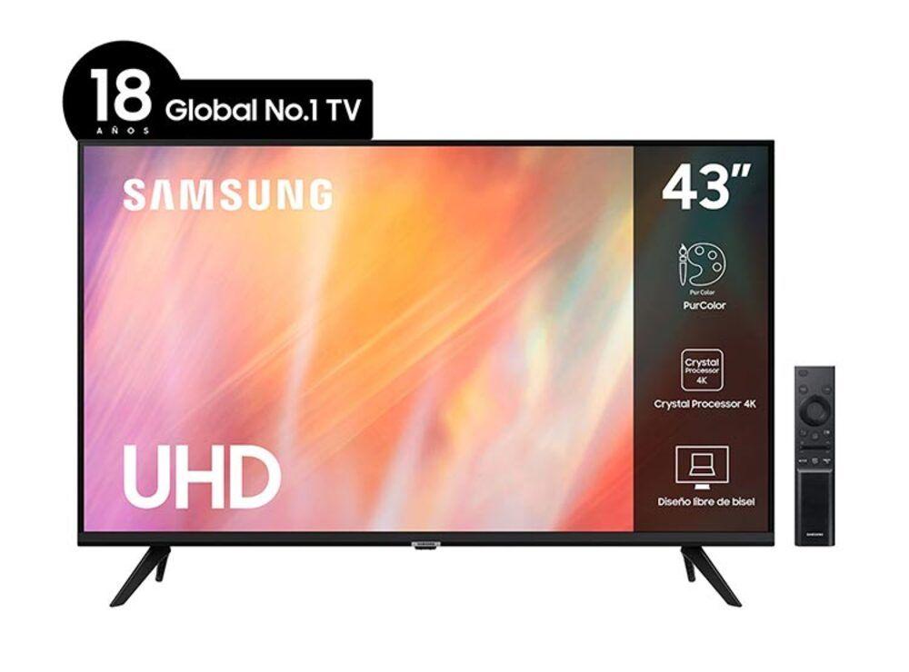 Smart Tv Samsung Series 7 Un43au7090gxzs Led Tizen 4k 43-0