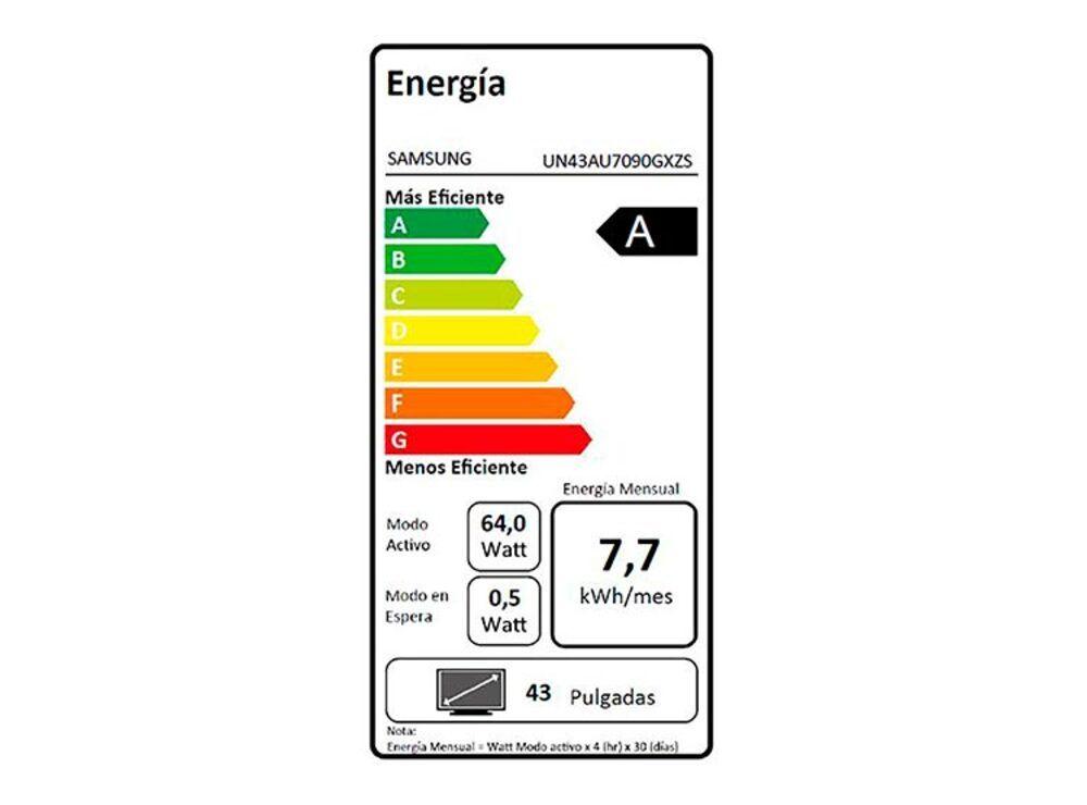 Smart Tv Samsung Series 7 Un43au7090gxzs Led Tizen 4k 43-5