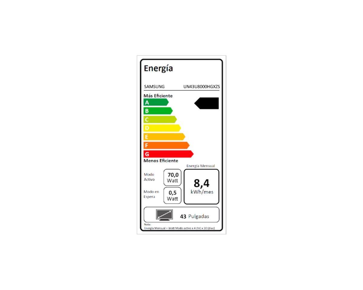 Smart TV Samsung Crystal UHD U8000H 43" 4K Tizen-5